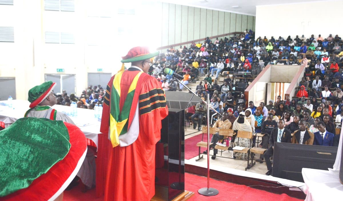 Prof. Isaac Kibwage Challenges First-Year Students to Embrace Responsibility and Integrity