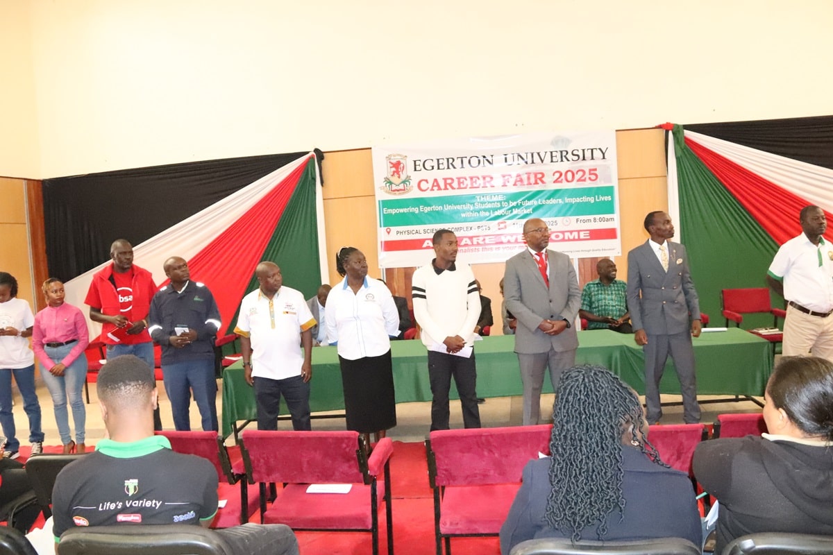 Egerton University Hosts Vibrant 2025 Career Fair, Forges Stronger Industry Linkages